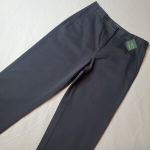 L.L Bean Women Size 8P NWT Classic Fit Chino High Rise Black 299969